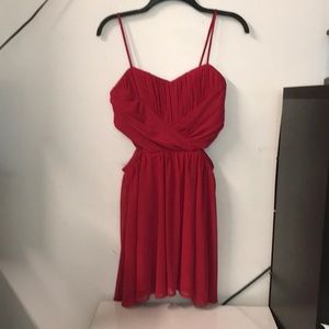 Nordstrom Steppin’ Out red Evening Mini Dress